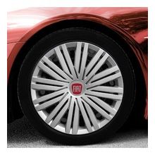 Fiat Amblemli Gri 4'lü Takım 126 15 İnç Jant Kapağı