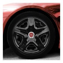 Fiat Amblemli Piano Black 4'lü Takım 203 16 İnç Jant Kapağı