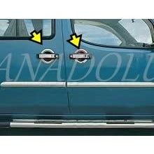 Fiat Doblo 12 Parça 2000 2010 Paslanmaz Çelik 4 Kapı Krom Kapı Kolu