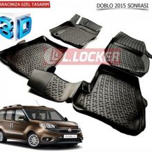 Fiat Doblo 2010 Sonrası 3D Havuzlu Paspas
