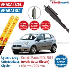 Fiat Grande Punto 2005-2014 Muz Silecek Takımı