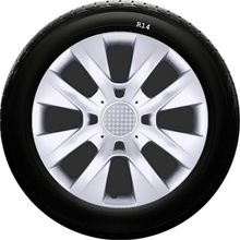 Fiat SKS-SJS 225 14 İnç 4 Adet Kırılmaz Jant Kapağı