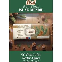 Fibril 90 Sedir Ağacı Kokulu Islak Mendil