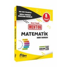 Fides Yayınları 8. Sınıf Matematik Mentor Soru Bankası