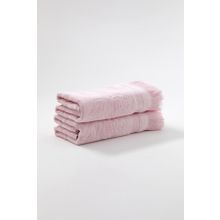 Fiesta Kadife Etamin Saçaklı 2'li 50x90 CM Pembe El Havlusu
