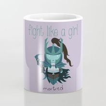 Fight Like A Girl Kupa Bardak