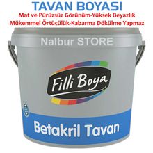 Filli Boya Betakril 10 kg Beyaz Tavan Boyası
