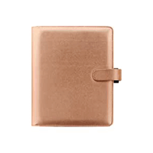 Filofax A5 Saffiano Pembe Altın Ajanda