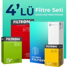 Filtron Audi A5 2.0 Dizel 2017-2021 4'lü Filtre Bakım Seti
