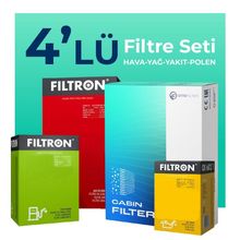 Filtron BMW 2.20D Coupe 2014-2019 4'lü Filtre Bakım Seti