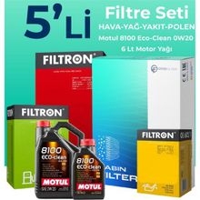 Filtron Ford Kuga 1.5 Dizel Manuel Motul Motor Yağlı 2019-2023 5'li Filtre Bakım Seti