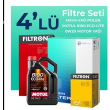 Filtron Honda HR-V 1.5 Benzin Motul Motor Yağlı 2015-2021 4'lü Filtre Bakım Seti
