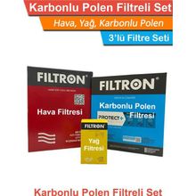 Filtron Hyundai I30 1.6 CRDI Dizel 2012-2016 Hava Yağ Karbonlu Polen Filtre Bakım Seti