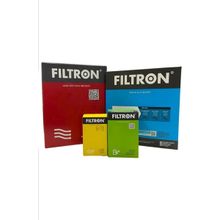 Filtron Hyundai I30 1.6 CRDI Dizel 2012-2016 Hava Yağ Yakıt Karbonlu Polen Filtre Bakım Seti