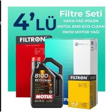Filtron Land Rover Discovery 2.0 Dizel Motul Motor Yağlı 2017-2022 4'lü Filtre Bakım Seti