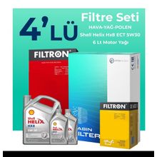 Filtron Mercedes E 200 CGI Shell Motor Yağlı 2010-2013 4'lü Filtre Bakım Seti