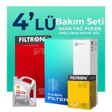 Filtron Nissan Note 1.6 Shell Motor Yağlı 2006-2012 4'lü Filtre Bakım Seti