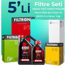 Filtron Range Rover Sport 2.7 Motul Motor Yağlı 2005-2011 5'li Filtre Bakım Seti