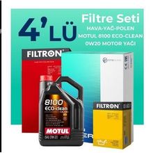 Filtron Seat Tarraco 1.5 TSI Motul Motor Yağlı 2019-2023 4'lü Filtre Bakım Seti