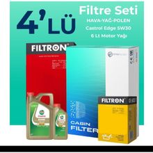 Filtron Subaru Forester 2.0 Dizel Castrol Motor Yağlı 2013-2018 4'lü Filtre Bakım Seti