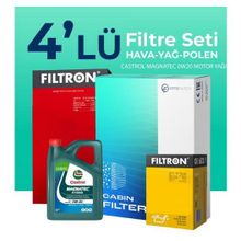 Filtron Suzuki SX4 S-CROSS 1.6 Castrol Motor Yağlı 2013-2017 4'lü Filtre Bakım Seti
