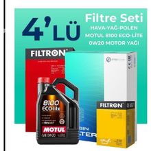Filtron Suzuki SX4 S-CROSS 1.6 Motul Motor Yağlı 2013-2017 4'lü Filtre Bakım Seti