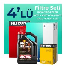 Filtron VW Polo 1.2 TSI Motul Motor Yağlı 2014-2017 4'lü Filtre Bakım Seti