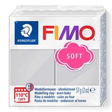 Fimo 802080 57 g Yunus Gri Soft Modelleme Kili