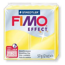 Fimo Yellow Jaune Effect 57 GR Polimer Kil