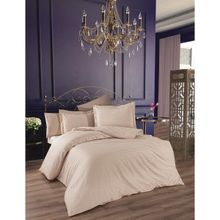 Finezza 1178 200x220 cm 6 Parça Krem Bella Bambu Jakar Kumaş Bej Çift Kişilik Nevresim Takımı