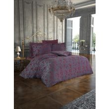 Finezza 1186 6 Parça Rita Bambu Jakar Kumaş Bordo Çift Kişilik Nevresim Takımı