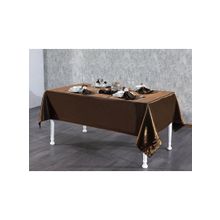 Finezza 160x220 cm 17 Parça 8 Kişilik Kristal Monoray KumaşKahve Sofra Takımı