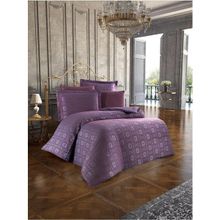 Finezza 901 200x220 cm 6 Parça Jardin Bambu Jakar Kumaş Bordo Çift Kişilik Nevresim Takımı