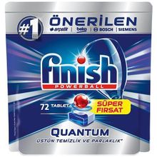 Finish Quantum 72'li Tablet Bulaşık Makinesı Deterjanı