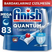 Finish Quantum Infinity Shine 83 Kapsül Bulaşık Makine Deterjanı Tableti