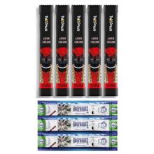 Fiona Ciğerli 5x15 gr Krema Sıvı Kedi Ödülü ve 3'lü Stick