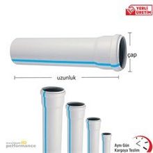 Fırat FIRAT0289 Gediz 110x3000 mm 2.2 mm Pvc Atık Su Borusu