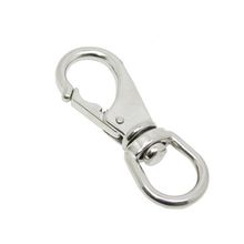 Fırdöndülü Karabina. Paslanmaz Krom. No 0 1/2"