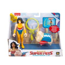 Fisher Price HGL04 DC League Of Super Pets Wonder Woman ve Pig