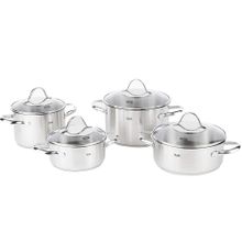 Fissler Paris 4 Parça Paslanmaz Çelik 18-10 Tencere Seti