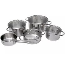 Fissler San Francisco 9 Parça Çelik Tencere Takımı