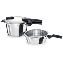 Fissler Vitaquick Glossy 4.5+2.5 lt Metalik Düdüklü Tencere