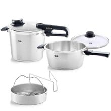 Fissler Vitavit Premium Mat 3 Program 6+3.5 lt Düdüklü Tencere Seti