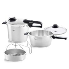 Fissler Vitavit Premium Mat 6 lt + 3,5 lt Düdüklü Tencere Seti