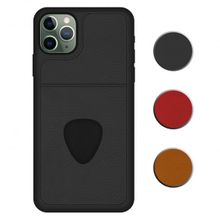 Fitcase iPhone 11 Pro Max Proda Deri Tek Kartlık Cepli Kapak Kılıf