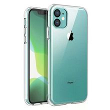Fitcase iPhone 12 Mini Toz Koruma Tıpalı Şeffaf Arka Kapak