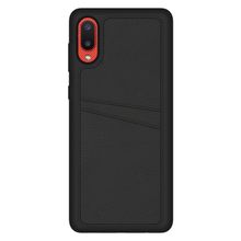Fitcase Samsung Galaxy A02 Proda Deri Çift Kartlık Cepli Kapak Kılıf
