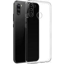 Fitcase Samsung Galaxy A11 A115 Toz Koruma Tıpalı Şeffaf Arka Kapak Kılıf