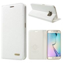 Fitcase Samsung I9500 S4 Cüzdanlı Standlı Deri Beyaz Kılıf