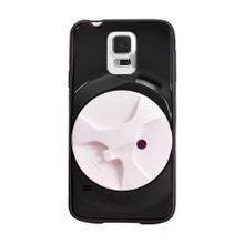 Fitcase Samsung S5 (G900) Siyah Kulaklık Makaralı Arka Kapak